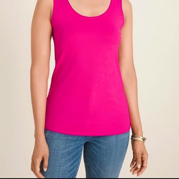 Chico's Tops Chicos Microfiber Contemporary Tank Basic Knit